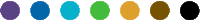 Farben der Biodot® Biofeedback Stresspunkte
